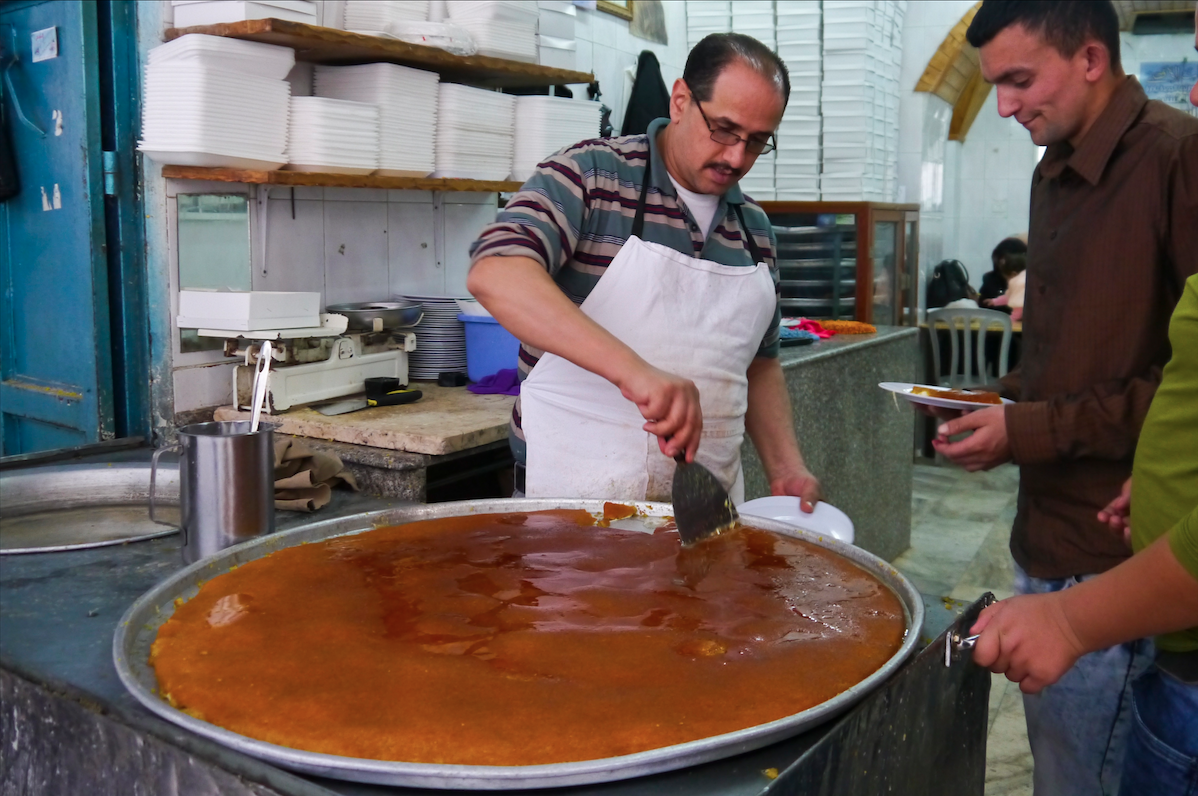 Knafeh. (Photo: Megan Hanna)